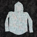 Ocean + Coast Longsleeve Pullover Lightweight Hoodie with Thumbholes Green Size M Photo 0