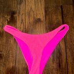 NWOT Daily Drills Wavy Bikini Bottoms Size Small Hot Pink Photo 1