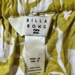 Billabong lime Green and White Wide leg linen type pants Photo 1