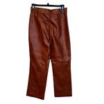 Bardot  Croc Faux Leather Pants in Tan Croc 8 Womens Vegan Trousers Photo 5