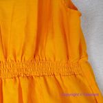 Eloquii  Women's Plus Size Tie Strap Wide‎ Leg Jumpsuit marigold yellow, size 24 Photo 13