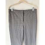 Theory  Dress Pants Black White Houndstooth Stretchy Womens Size 10 Photo 2