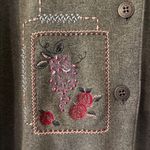 Alfred Dunner Petite L Cardigan sweatshirt with embroidery Green Size undefined Photo 3