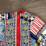 J. McLaughlin J.‎ McLaughlin Catalina Cloth Wavesong Tee Shirt Multicolor Size XS Photo 5