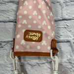Disney Bioworld Mickey Minnie Pink Polka Dot Water Bottle Crossbody Pouch Photo 0