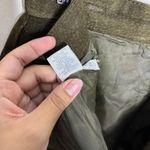 The Limited  Olive Green Suede Leather Vintage Mini Skirt Sz 4 Photo 4