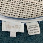 Miss Me Blue Striped Studded Top L Photo 3