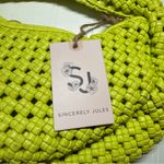 Sincerly Jules lime green Woven Bag Yellow Photo 1