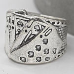 Deck of Cards Ring Silver Photo 0