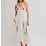 Free People Keila Midi Dress in Ivory sz XS NWT Photo 3