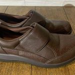 Alegria  EU Size 40 Joleen Clog Brown Leather Monk Strap Loafers Hook/Loop US9.5 Photo 0