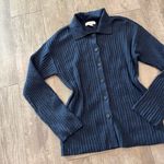Treasure & Bond  Navy Button-Down Shirt cardigan Photo 5