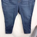Madewell  Plus Size 28W Jeans‎ Skinny Dark Wash Stretch Denim High Rise 563 Photo 3