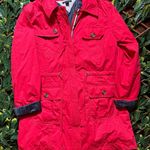Tommy Hilfiger  Red Full Zip Lightweigth Jacket Size Large Photo 0