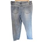 1822 Denim Light Wash Distressed Crop Jeans Women’s 14 Raw Hem Photo 2