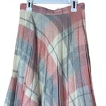 Vintage wool blend pink and gray pleated skirt‎ Size undefined Photo 1