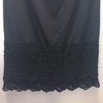 Downeast  black layered lace hem slip skirt Photo 1