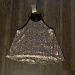 ZARA NWT  SEQUIN SNAKE PRINT TOP Photo 4