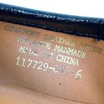 Colin Stuart  | Size 6 | Women's Lug Sole Black Leather Reptile Texture Loafer Photo 9