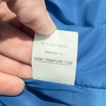 Trina Turk One Shoulder Ruffle Mini Dress Blue Women's Size Medium Photo 6