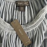 J.Crew NWT Point Sur Cinched Shale Blue Linen Blend Sweater Midi Dress Photo 5