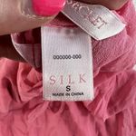 Victoria's Secret Vtg Y2k Victoria’s Secret Sz S Silk Slip Dress Drape Neck Lingerie Pink Fairy Photo 9