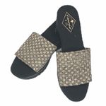 st. john's bay Woven Sandals, Gold, Black, 8 Photo 0
