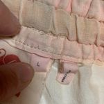 Anthropologie  Lilka See-Through Wide Leg Peach Beach Cover Up Pants Size L Photo 6