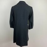 Classiques Entier  Dress Coat 3/4 Sleeve Jacket Black Textured Cotton‎ Photo 4