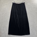 Vintage Carolina Colours Black Velvet Maxi Skirt Whimsigoth Witchy Women Large Photo 1