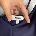 Likely  Revolve Navy Blue Arden Open Shoulder Midi Dress Size 4 Photo 3