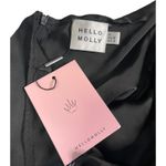 Hello Molly New  Dress Womens Medium Black Maxi Evening Formal Elegant Prom Sexy Photo 2