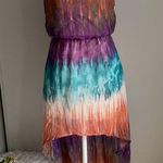 Wet Seal Summer Fun and Flirty High-Low Adjustable Spaghetti Strap Dress Photo 6