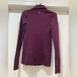 Lululemon  Athletica Burgundy Zip Jacket Photo 2