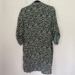 Umgee  Animal Print Lightweight Tunic Dress Top Roll Tab Sleeves ~ Size L Photo 1