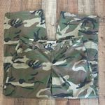Almost Famous Womens Wide Leg Camo Cargo Pants Large Y2K Streetwear Utility Military Style Photo 0