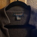 100% Merino Wool Blazer Brown Size L Photo 3