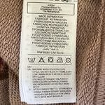 Adidas Women’s mauve & tan color block crew neck oversized logo sweatshirt Lg Photo 5