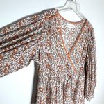 Daughters Of India Binita Apricot Maxi Dress Sz XL Orange Photo 3