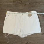 Madewell  Relaxed Denim Shorts‎ - Size 31 - Tile White - NWT Photo 9