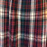 Vintage Red Tartan Plaid maxi wrap skirt size S Red Photo 9