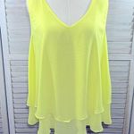 Torrid  Double Layer Chiffon Cami Top Bright Yellow-1X Photo 0