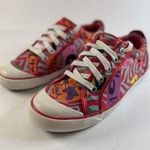 Coach Womens Shoes Red Barrett Signature Low Top Sneakers Fashion Logo US 8 B Photo 0