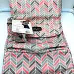 NEW Lillybet by Demdaco Diaper Clutch chevron pink&gray multiple way to … Pink Photo 15
