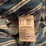 American Eagle American Eagle Wide Leg Pants Striped Paperbag Women’s 4 Blue Photo 3
