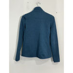 Womans Bass Small Blue Zip Up Long Sleeve Fleece Photo 1