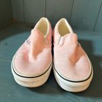 Vans Off-The-Wall Baby Pink Slip-On Sneakers Canvas Upper | Women’s Size 9.5 Photo 1
