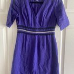 Boden Womens 6 Purple Linen Dress Regency‎ Photo 0
