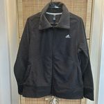 Adidas NWOT  Golf Full Zip Black Women’s Fleece Sweatshirt Photo 0