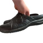 Easy Street | Black Slip on leather mules Photo 1